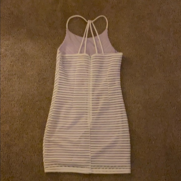 White and purple dress, Elisa B (size 14) - Picture 2 of 2